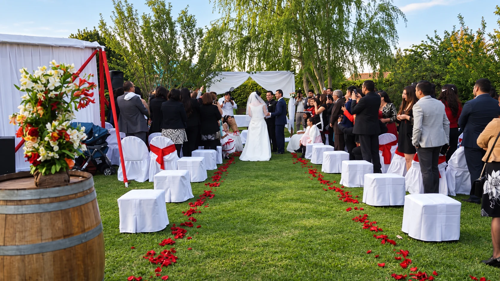 Centro de Eventos Ailyn en Lampa preparado para recibir celebraciones